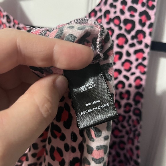Torrid women’s size 3x Soft-Stretch Challis Tank Leopard Print Sleeveless Top - Picture 10 of 10